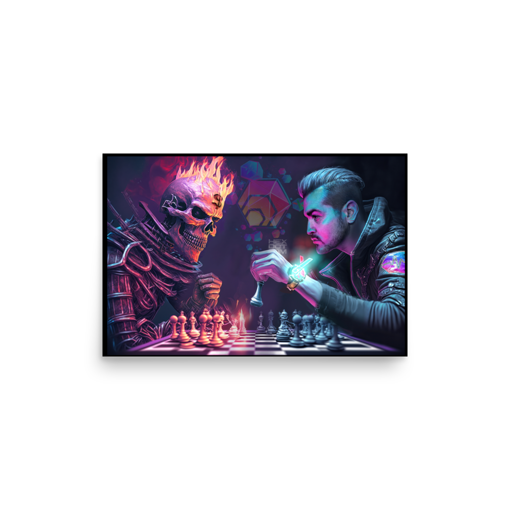 The Hex Chess Player - Photo paper poster