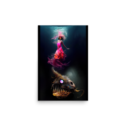 Pulsechain Lure Monster - Photo paper poster