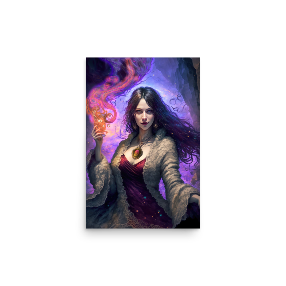 The Hex Sorceress - Photo paper poster