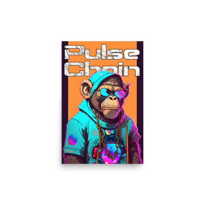 This PulseChain Ape is not Bored - Photo paper poster