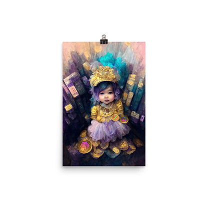 The Crypto Baby Princess - Photo paper poster