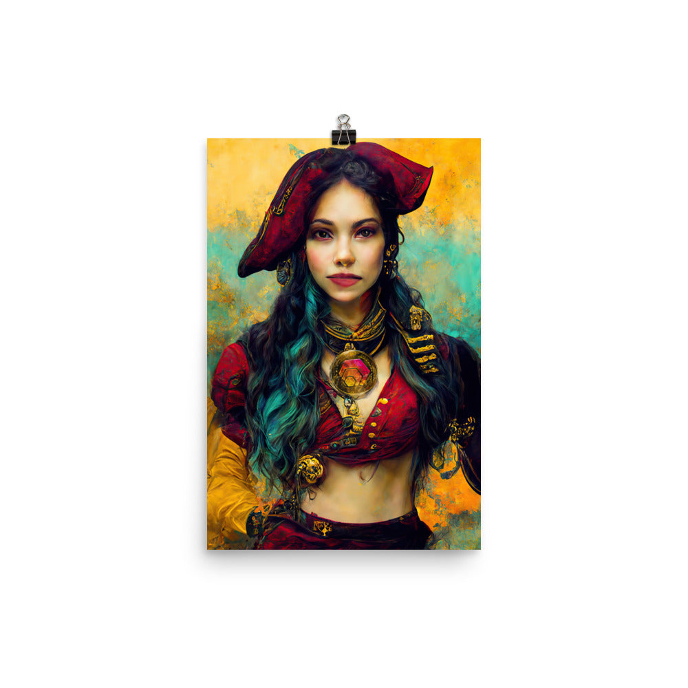 The Hex Pirate Queen - Photo paper poster