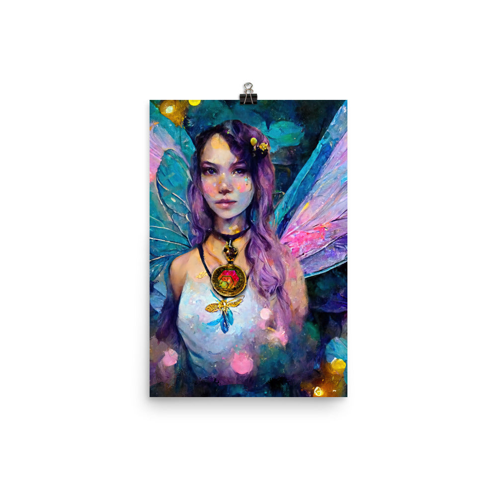 Hex-Staker Fairy - Photo paper poster