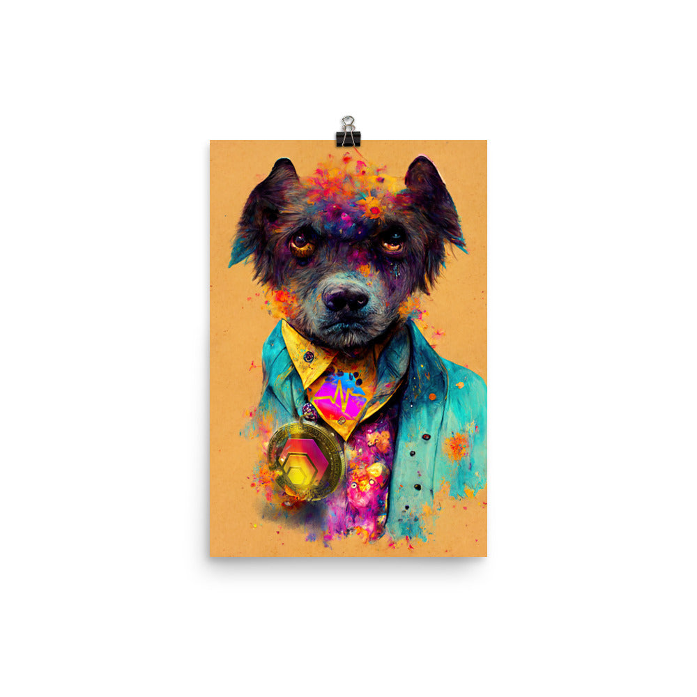 Hex Pup - Photo paper poster