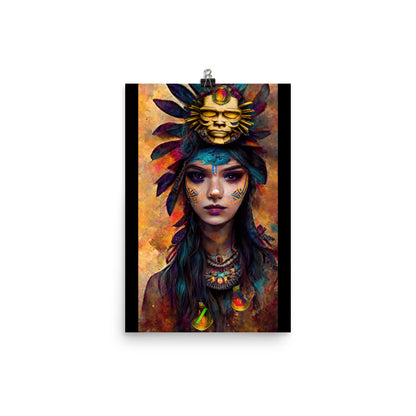 Priestess of the Hex Sun God - Photo paper poster