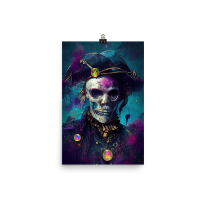 The Curse Crypto Pirate - Photo paper poster