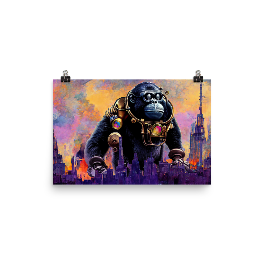 King Hex Kong - Photo paper poster