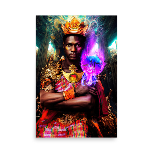 Lord of the PulseChain Ring on Photo paper poster