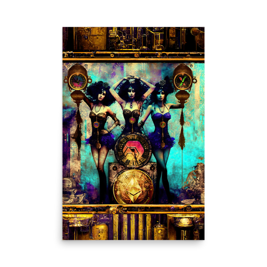 The Three Muses - Photo paper poster