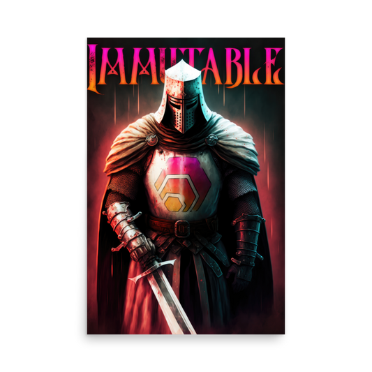 The Immutable Templar of Hex - Photo paper poster