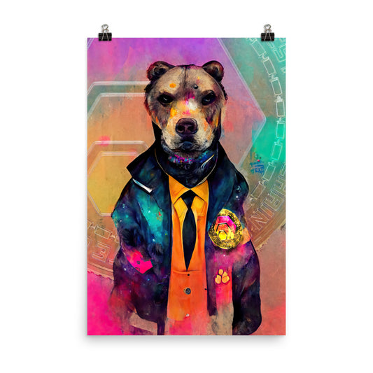 Hexican Dog - Photo paper poster