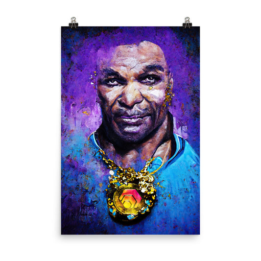 Mike Tyson the Hexican - Photo paper poster