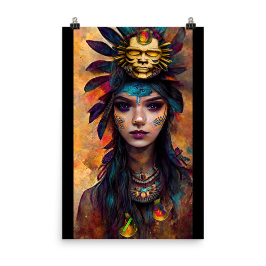 Priestess of the Hex Sun God - Photo paper poster