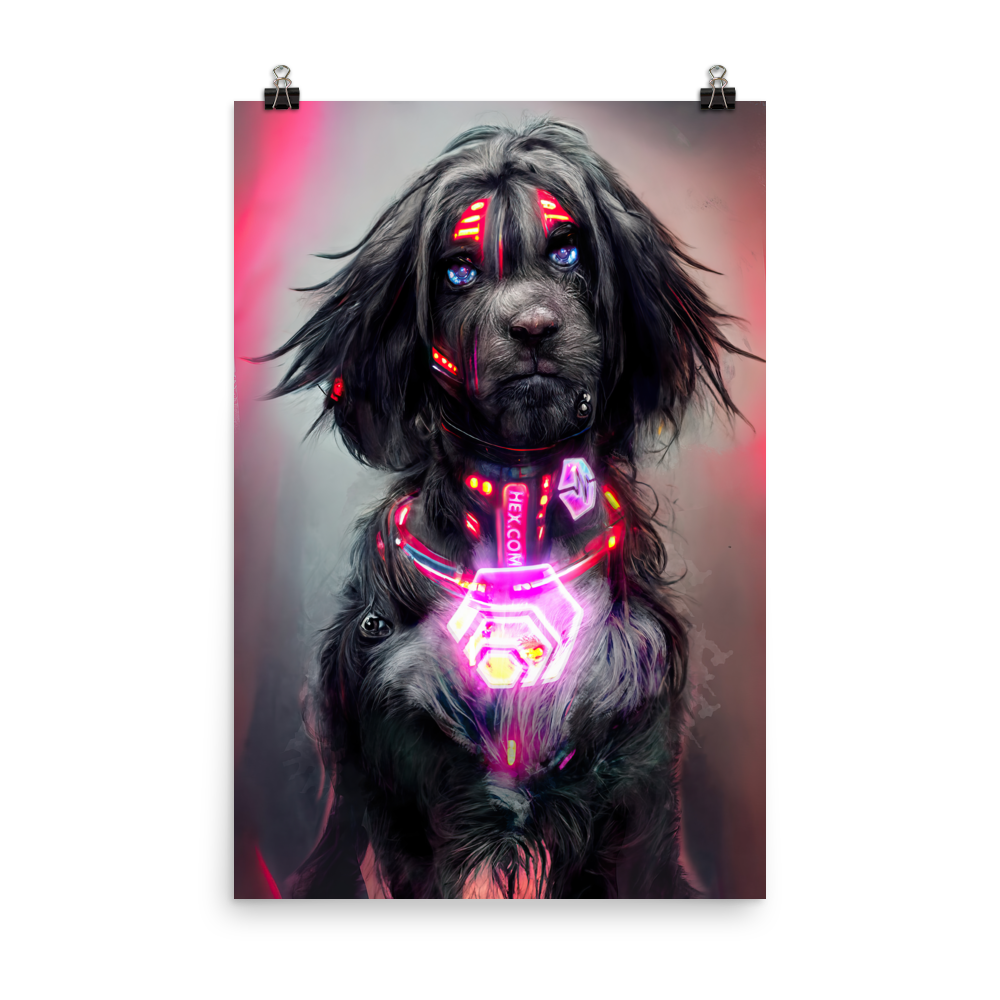 Crypto Dog #2 - Photo paper poster