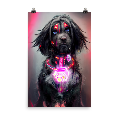 Crypto Dog #2 - Photo paper poster