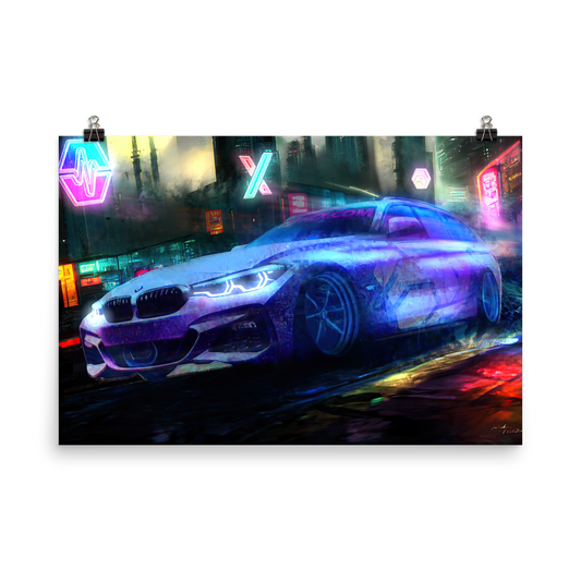 The Hex BMW - Photo paper poster