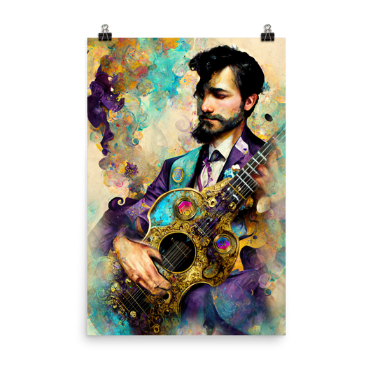 The Cypto Musician - Photo paper poster