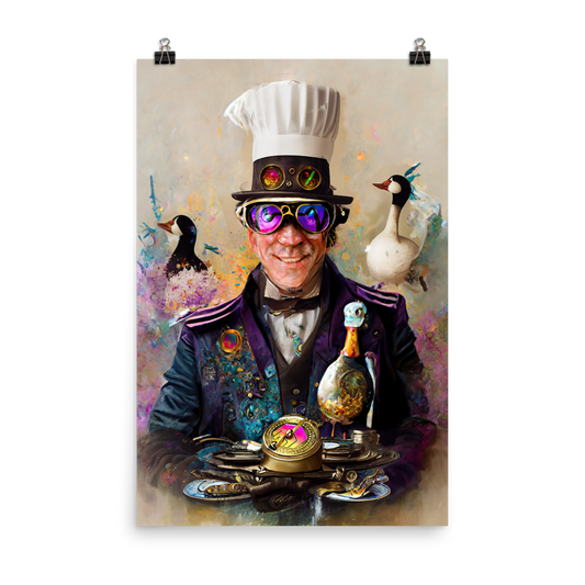 The Master Chef - Photo paper poster