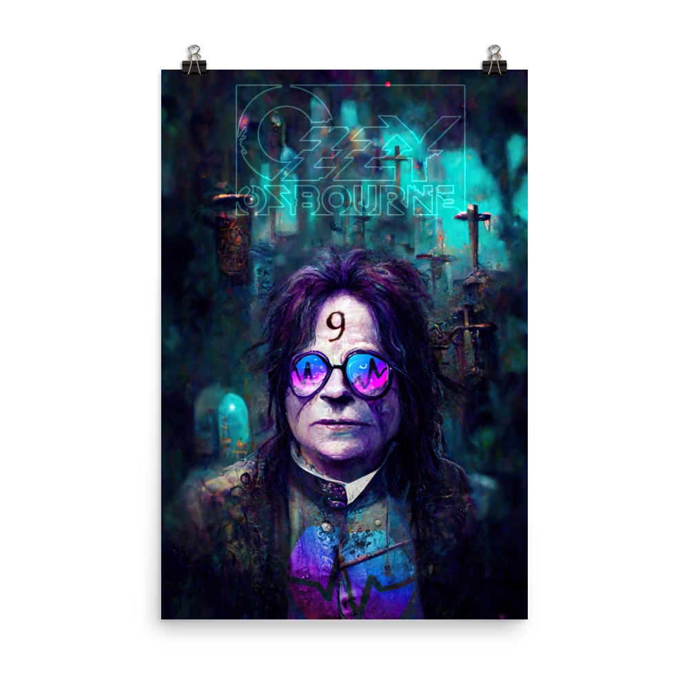 Ozzy Patient no 9 - Photo paper poster